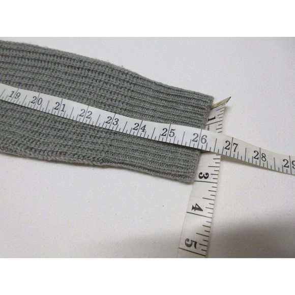 Full Circle Trends women's gray ruched cinch front v-neck knit sweater, M - Picture 11 of 11